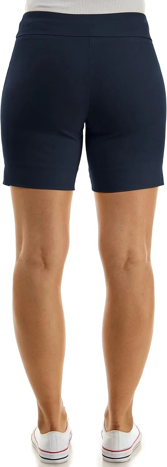 Zac & Rachel Women's Pull on Millennium Shorts W/Front Pockets
