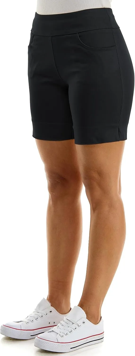 Zac & Rachel Women's Pull on Millennium Shorts W/Front Pockets