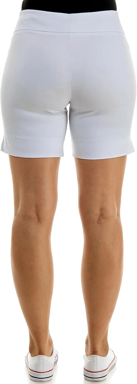 Zac & Rachel Women's Pull on Millennium Shorts W/Front Pockets