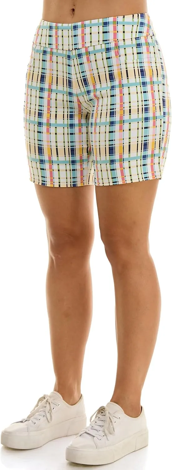 Zac & Rachel Women's Pull on Millennium Shorts W/Front Pockets