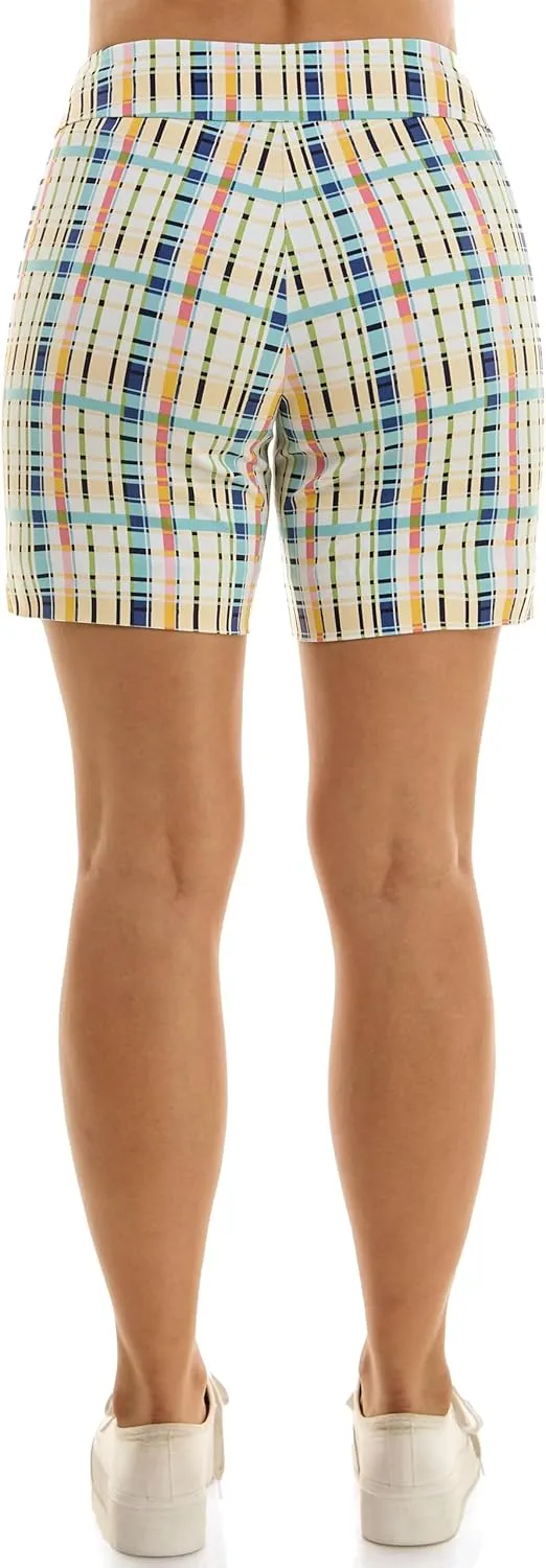 Zac & Rachel Women's Pull on Millennium Shorts W/Front Pockets