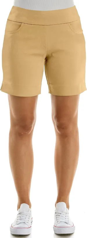 Zac & Rachel Women's Pull on Millennium Shorts W/Front Pockets