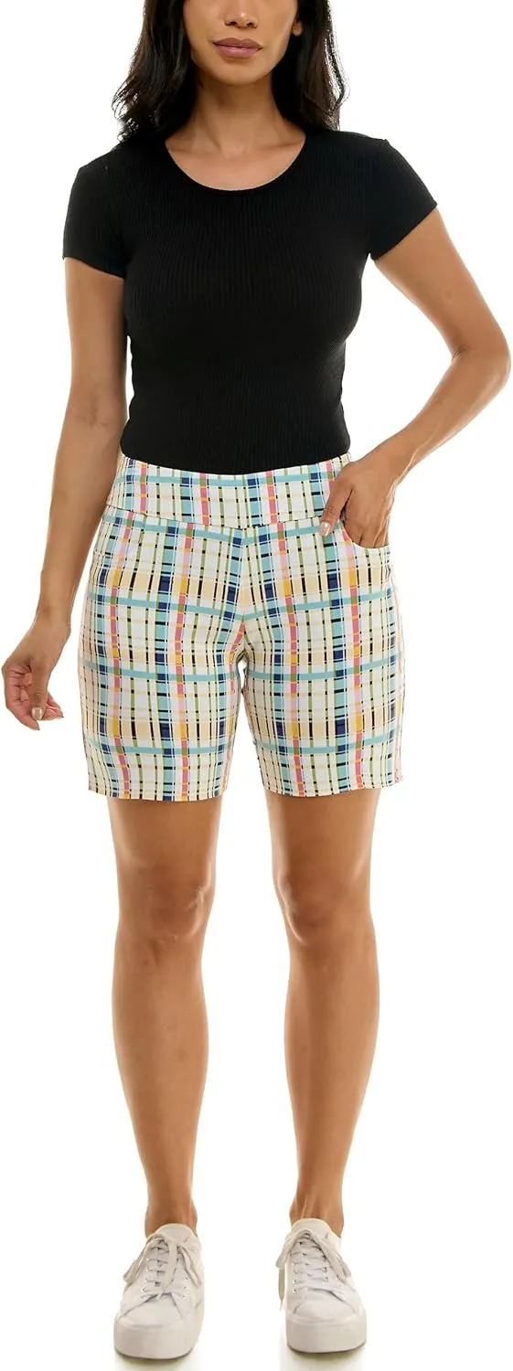 Zac & Rachel Women's Pull on Millennium Shorts W/Front Pockets