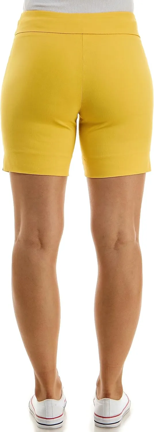 Zac & Rachel Women's Pull on Millennium Shorts W/Front Pockets