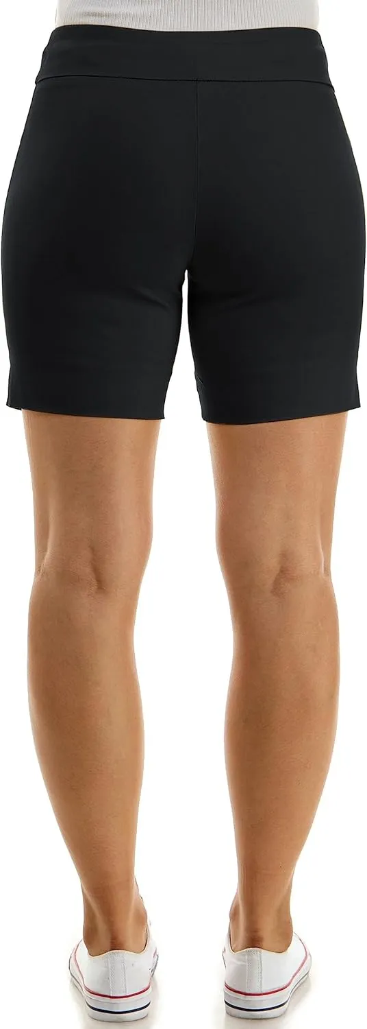 Zac & Rachel Women's Pull on Millennium Shorts W/Front Pockets