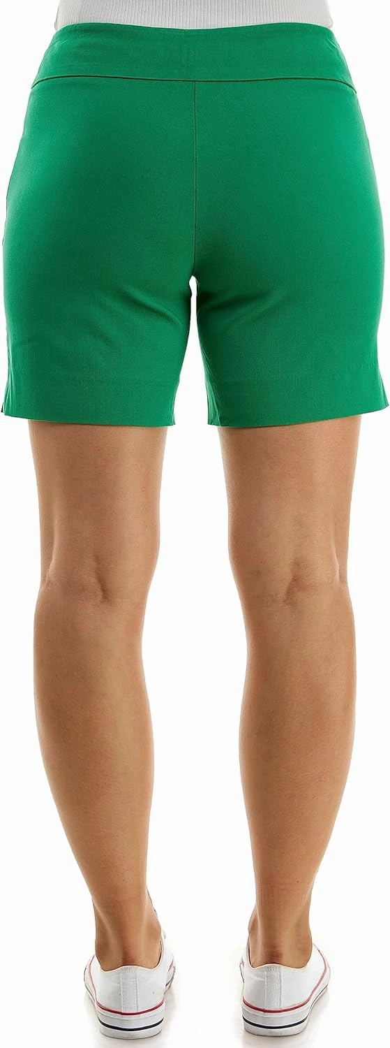 Zac & Rachel Women's Pull on Millennium Shorts W/Front Pockets