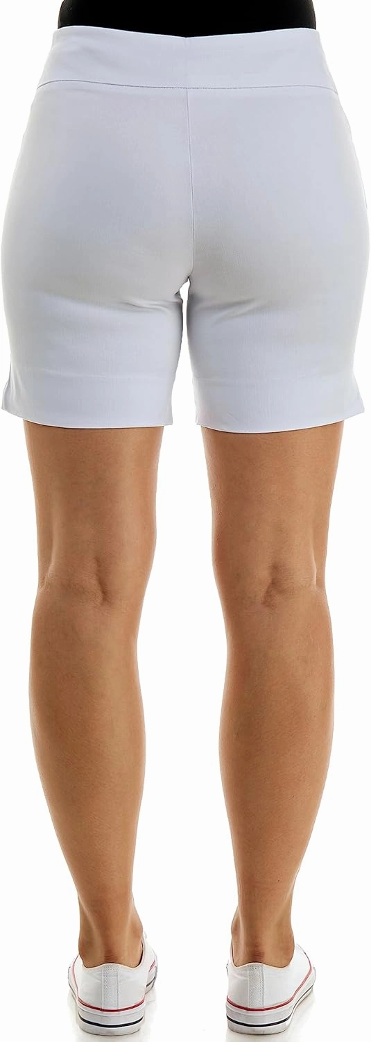 Zac & Rachel Women's Pull on Millennium Shorts W/Front Pockets